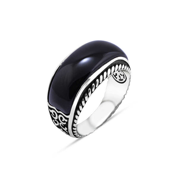 Onyx Stone Men's Ring